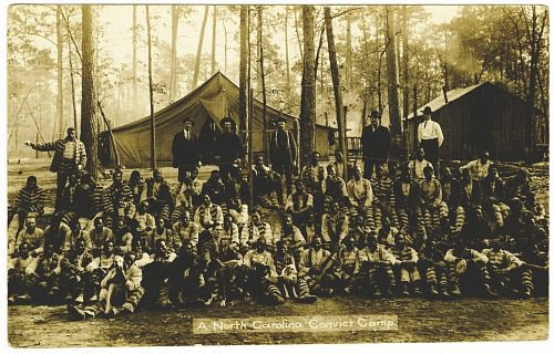 Convict labor camp in Laurinburg, N.C., ca. 1910. Courtesy, National Museum of African American History and Culture
