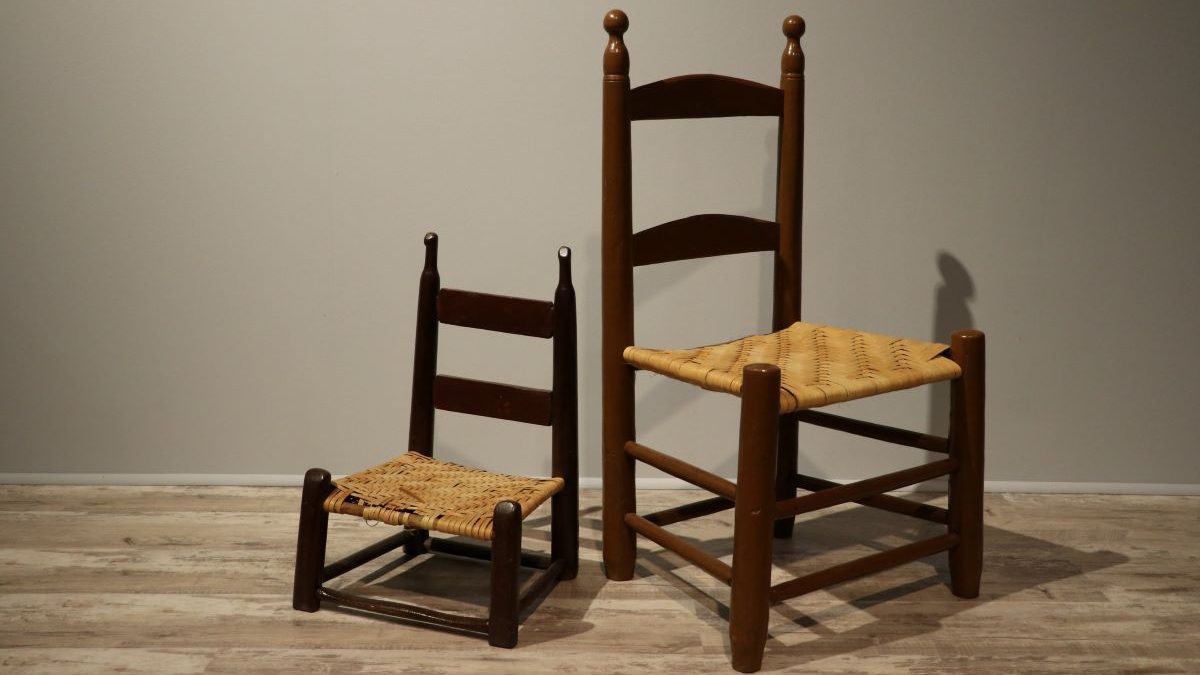 Joseph E. Brittle Ladder-back Common Chairs, circa 188o. Photo: Museum of the Albemarle