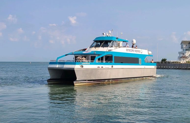 Ocracoke Express passenger ferry's midweek schedule has been extended through Sept. 28. Photo: NCDOT