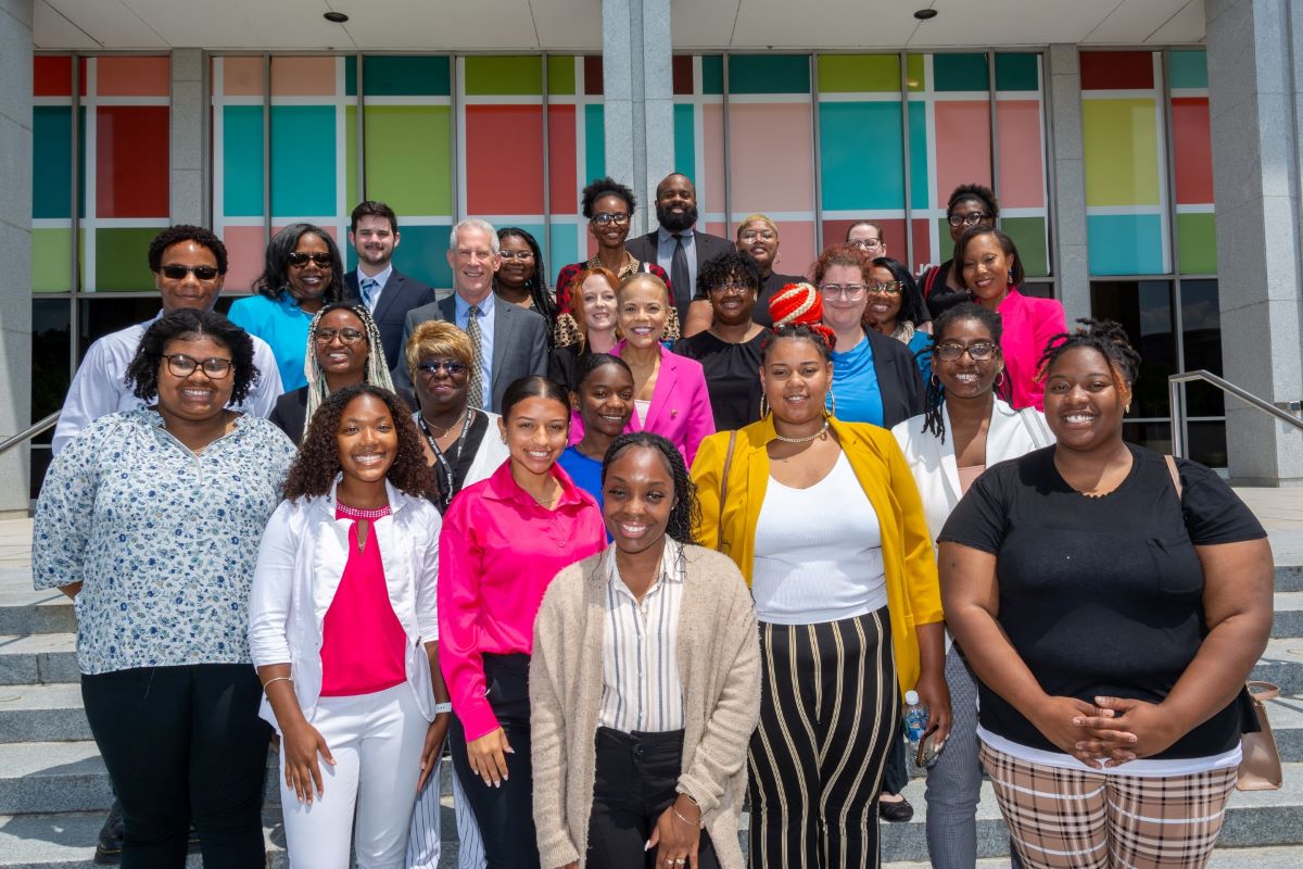 Historically Black Colleges/Universities (HBCU) & Minority Institutions of Higher Education Summer Internship Program students. Photo: NCDNCR