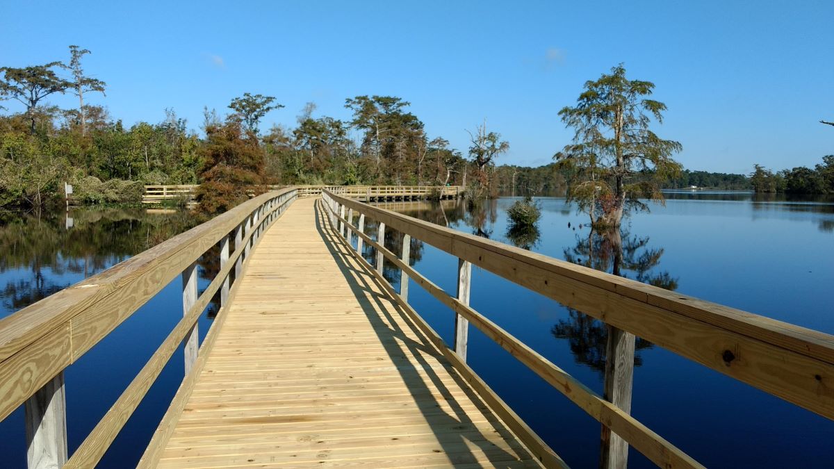 A past project in Pasquotank County at the College of the Albemarle. Photo: NCDEQ