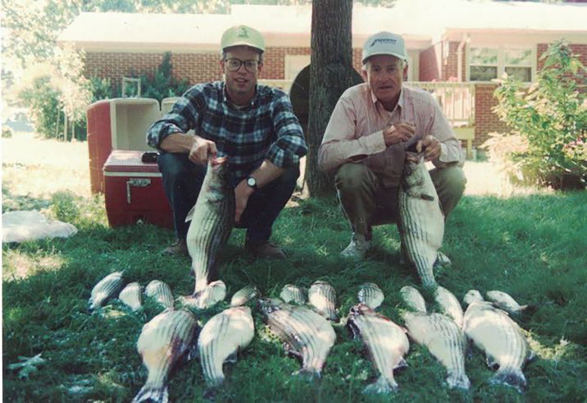Robert "Bob" E. Branch, left, and Leemond Edward "Boots" Branch pose with their catch. The elder Branch rescued two men from the river in 2010. Photo: Weldon In Action