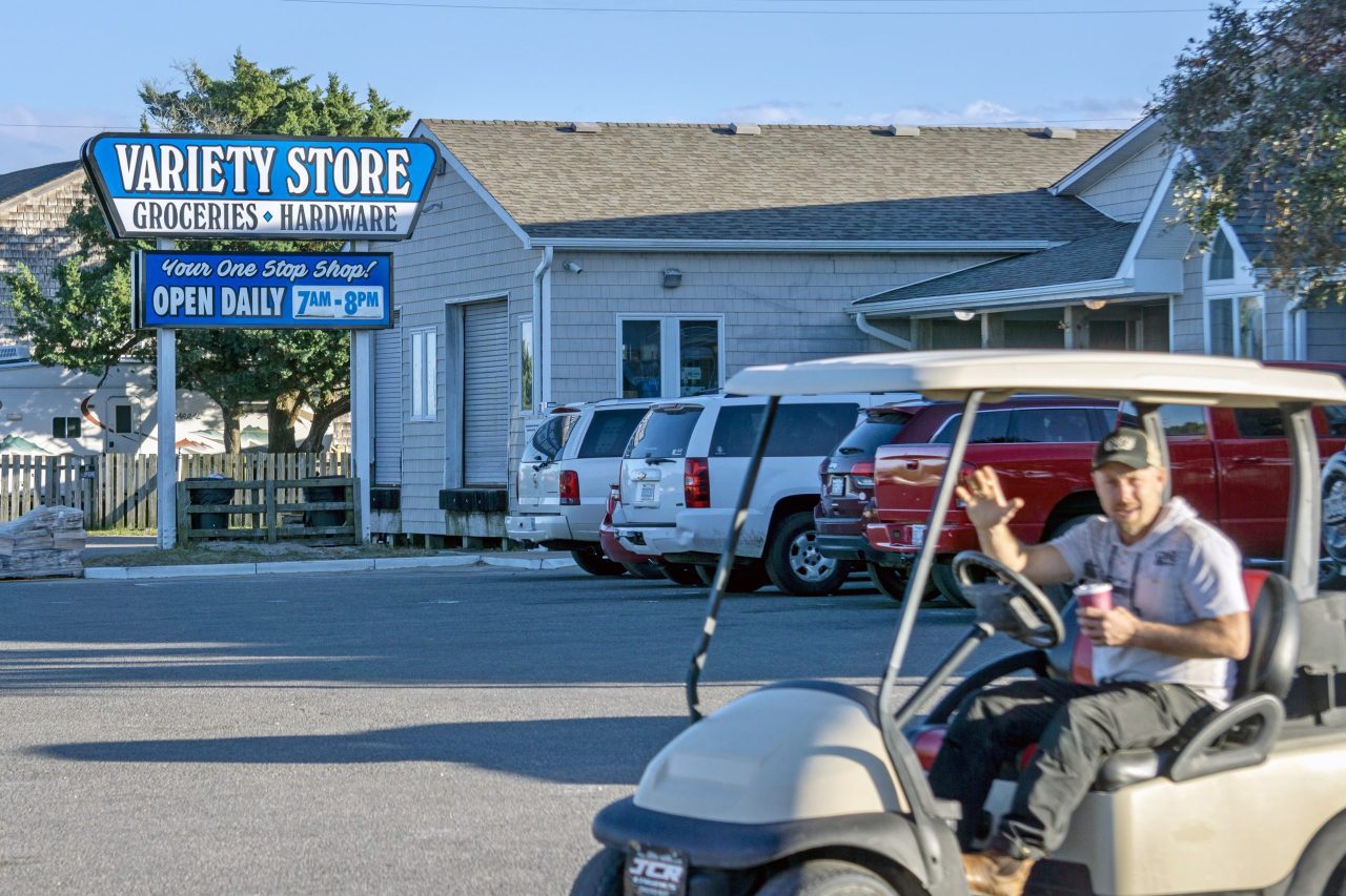 The Variety Store is currently the only establishment that sells over-the-counter medications in Ocracoke. Photo: Jaymie Baxley/NC Health News