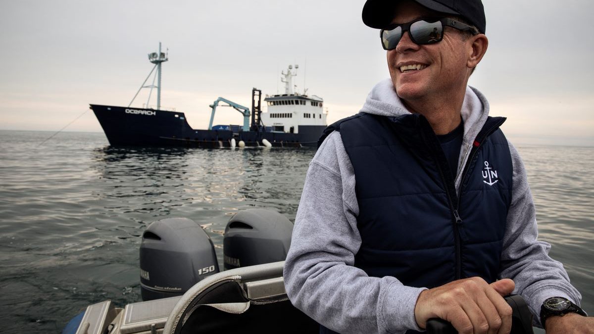 Chris Fisher, founder and expedition leader of OCEARCH, will speak about the program and shark conservation at 9:30 a.m. Dec. 15 at the N.C. Aquarium at Pine Knoll Shores. Photo: NC Aquariums