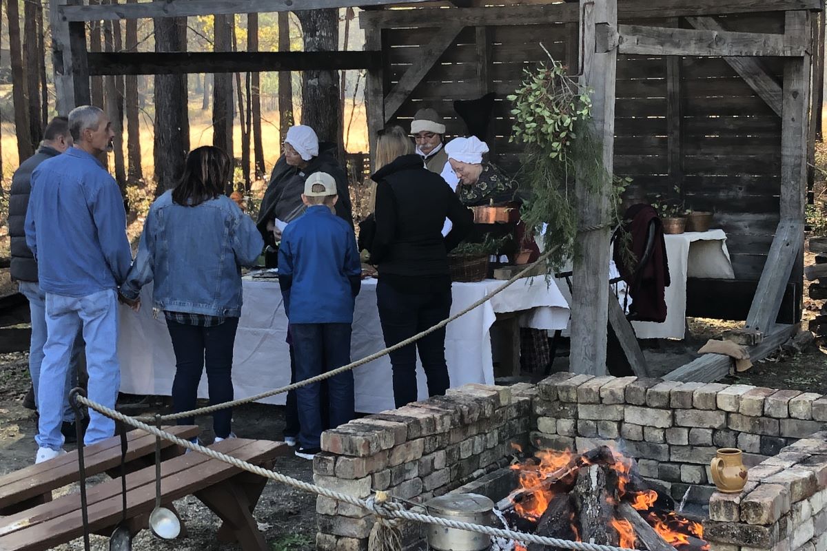 A past “Christmas in the Colonies” at Moores Creek National Battlefield. Photo: NPS