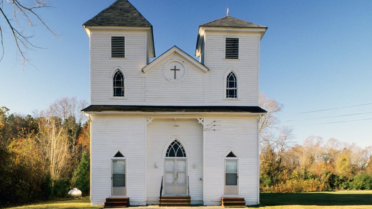 Poplar Run A.M.E. Zion Church, built in the 1890s by the Rev. H. B. Pettigrew. Photo: Courtesy Preservation North Carolina