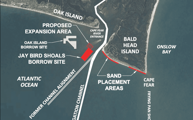Project map. Graphic: Bald Head Island