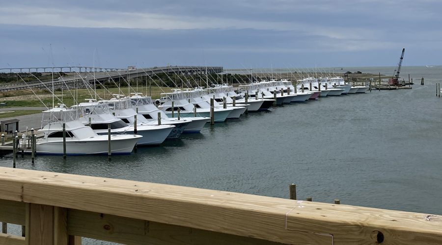 View from the new building housing Oregon Inlet Fishing Marina LLC in Nags Head. Photo: Catherine Kozak