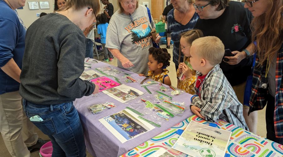All ages participate during the 2023 Earth Day celebration at Sturgeon City. Photo: sturgeon City