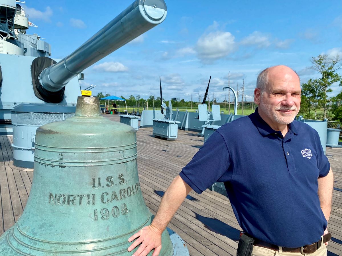 Dr. Jay Martin will become the executive director of the Battleship North Carolina on May 31. Photo: N.C. Department of Natural and Cultural Resources