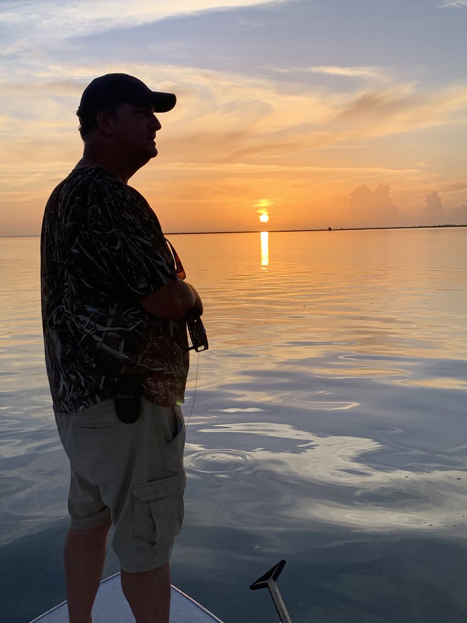 Capt. Gordon gets out on the water early. Photo: Gordon Churchill