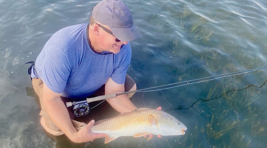 Capt. Gordon Churchill provided this June 2023 photo of his red drum catch.