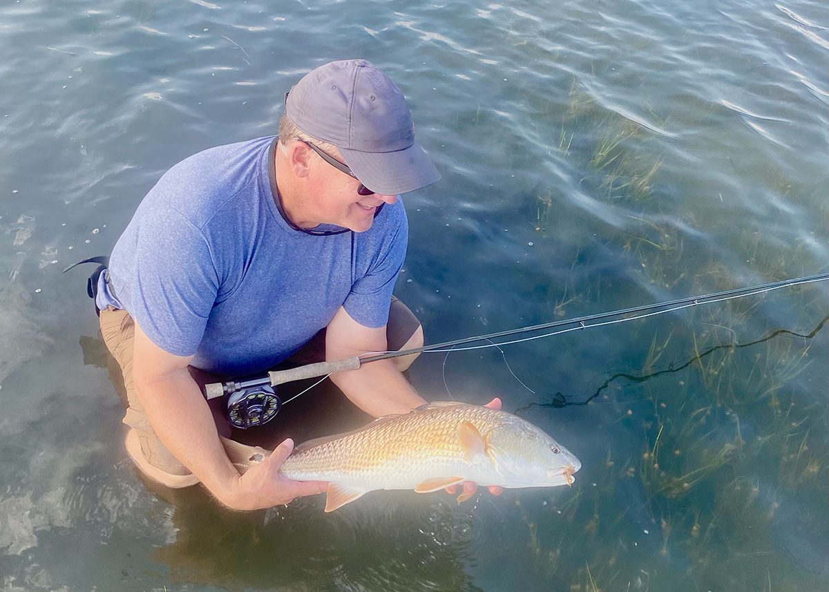 Capt. Gordon Churchill provided this June 2023 photo of his red drum catch.