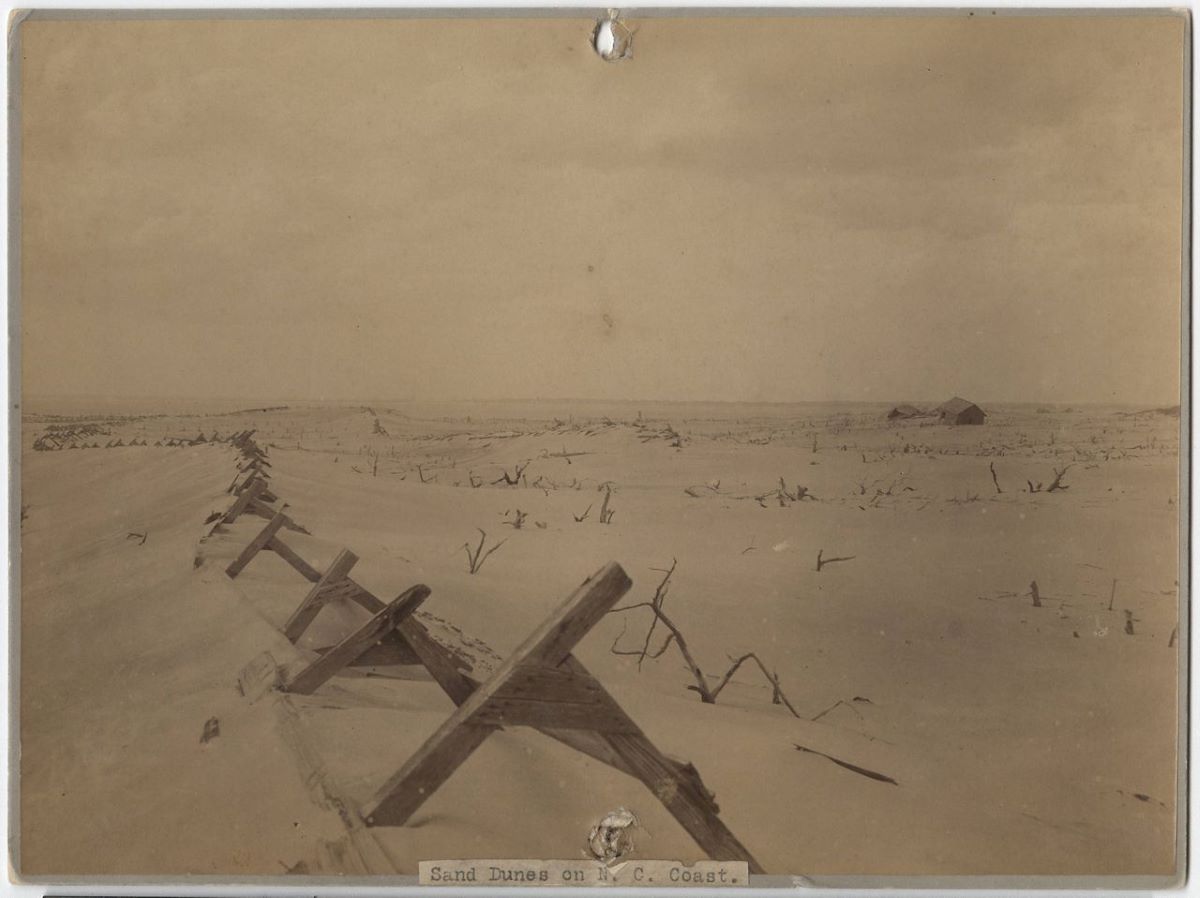 Shackleford Banks 1902. Photo: Courtesy Core Sound Waterfowl Museum and Heritage Center