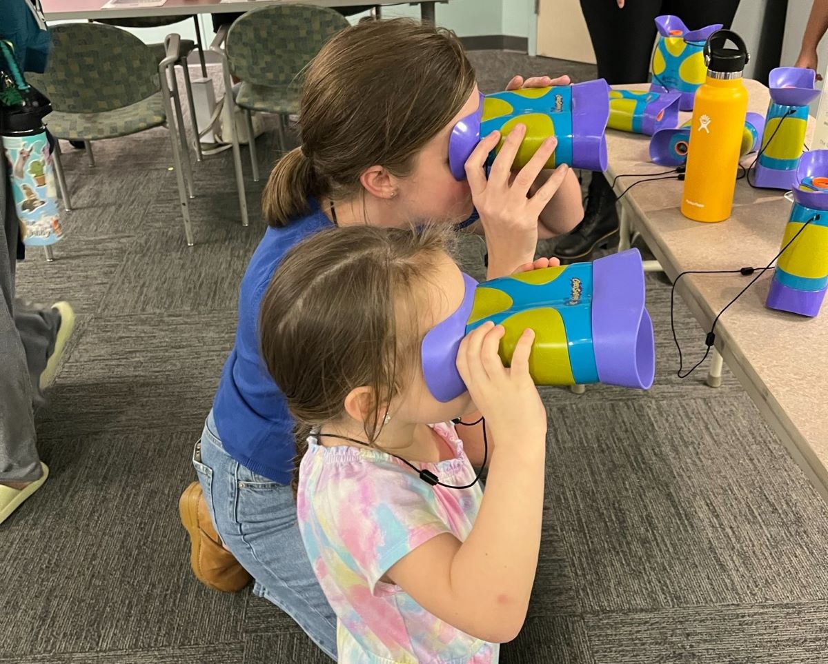 Participants take part in a past International Observe the Moon Night at Cape Fear Museum of History and Science in Wilmington. Photo: New Hanover County