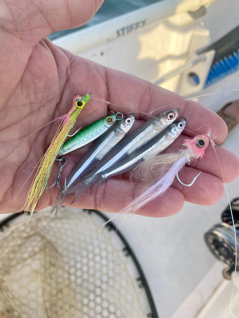 An assortment of lures and flies that get the job done. Photo: Gordon Churchill