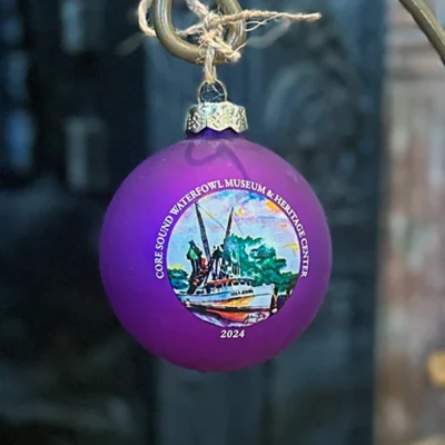 The Core Sound Museum's 2024 collector ornament features a painting of the fishing vessel Della John by Harkers Island native Johnna Brooks. Photo: Contributed