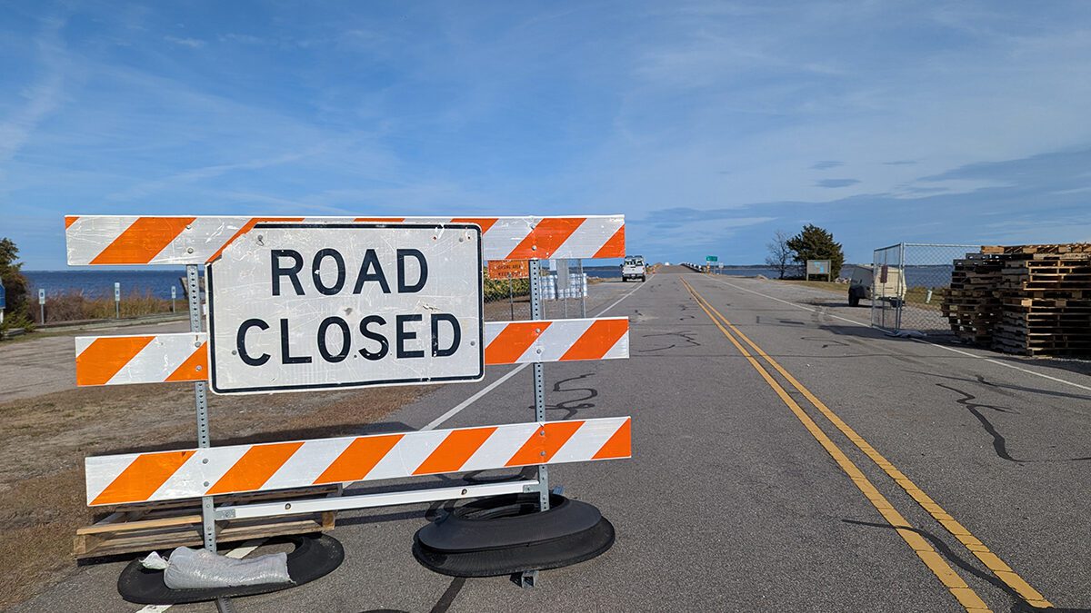 The William B. Umstead Bridge in Dare County will remain closed through February. Photo: NCDOT