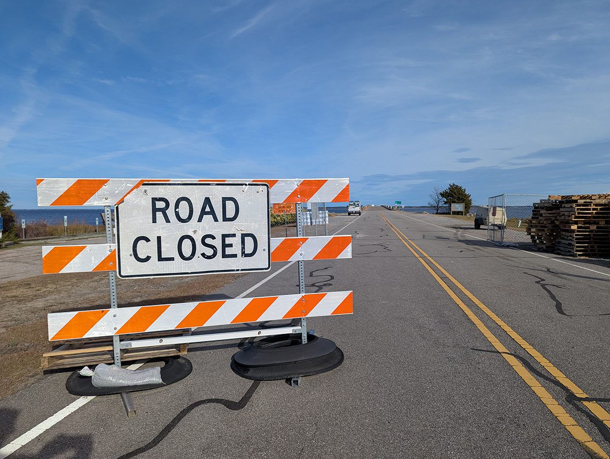 The William B. Umstead Bridge in Dare County will remain closed through February. Photo: NCDOT