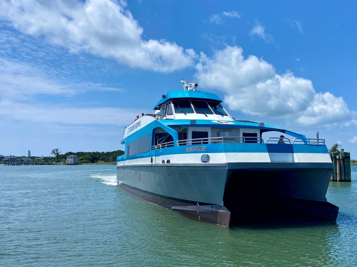 The state Ferry Division has released the 2025 schedule for all seven vehicle routes and the Ocracoke Express passenger ferry. Photo: NCDOT