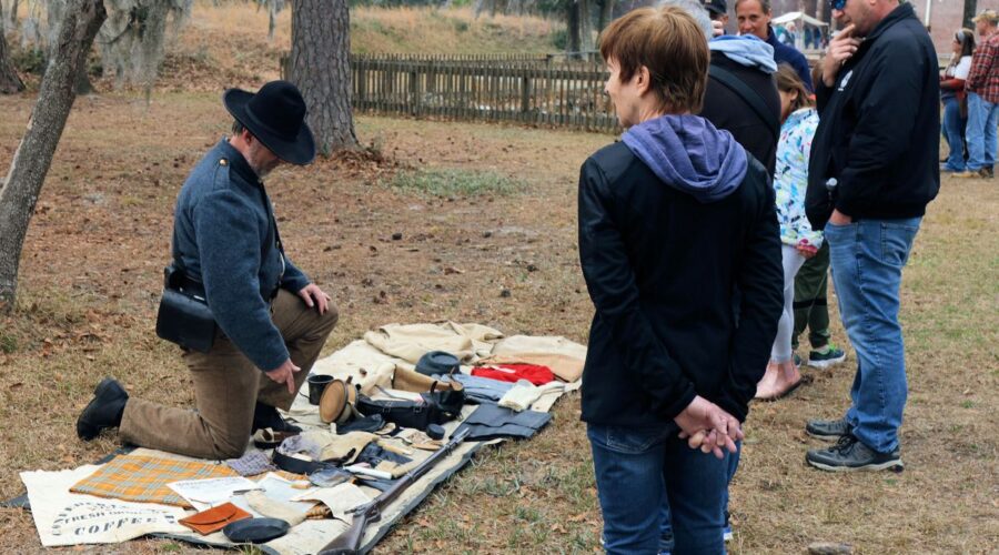 Brunswick Town/Fort Anderson State Historic Site will commemorate the 160th anniversary of Fort Anderson's capture with living history demonstrations Feb. 15. Photo: NCDNCR