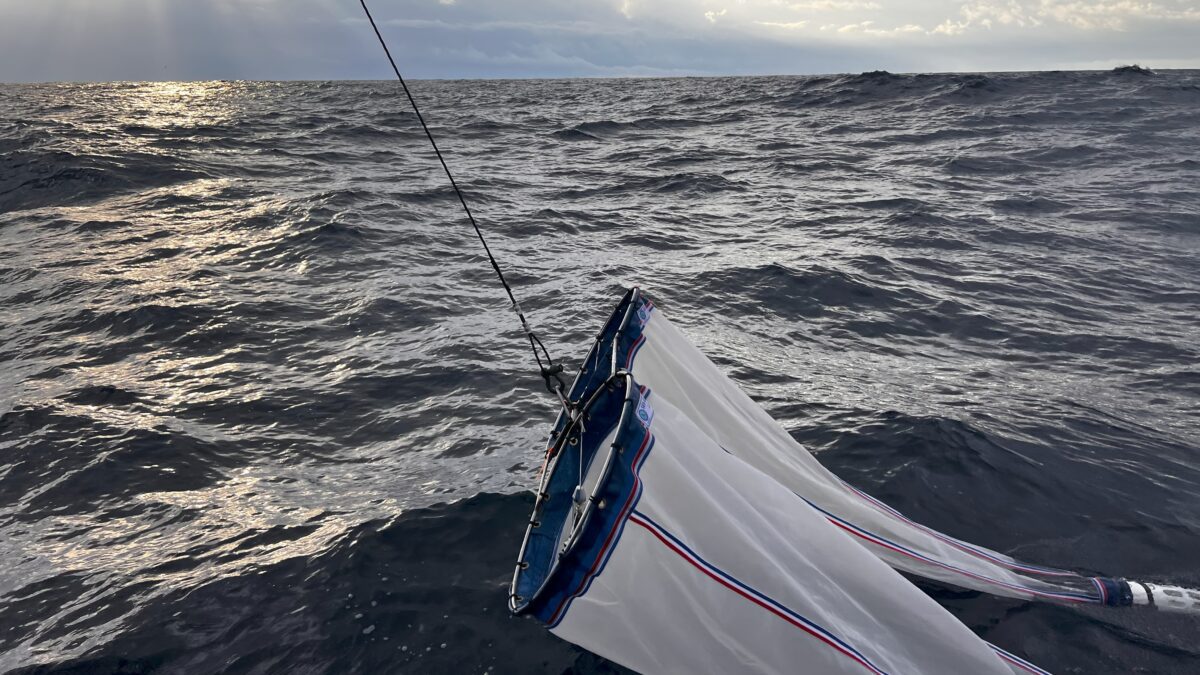 Bongo nets being retrieved after a plankton tow aboard the R/V Cape Hatteras as part of the TEAL-SHIPS expedition on February 12, 2025. Photo credit: Dr. Christian Briseño-Aveana, Assistant Professor, Biology and Marine Biology, UNCW