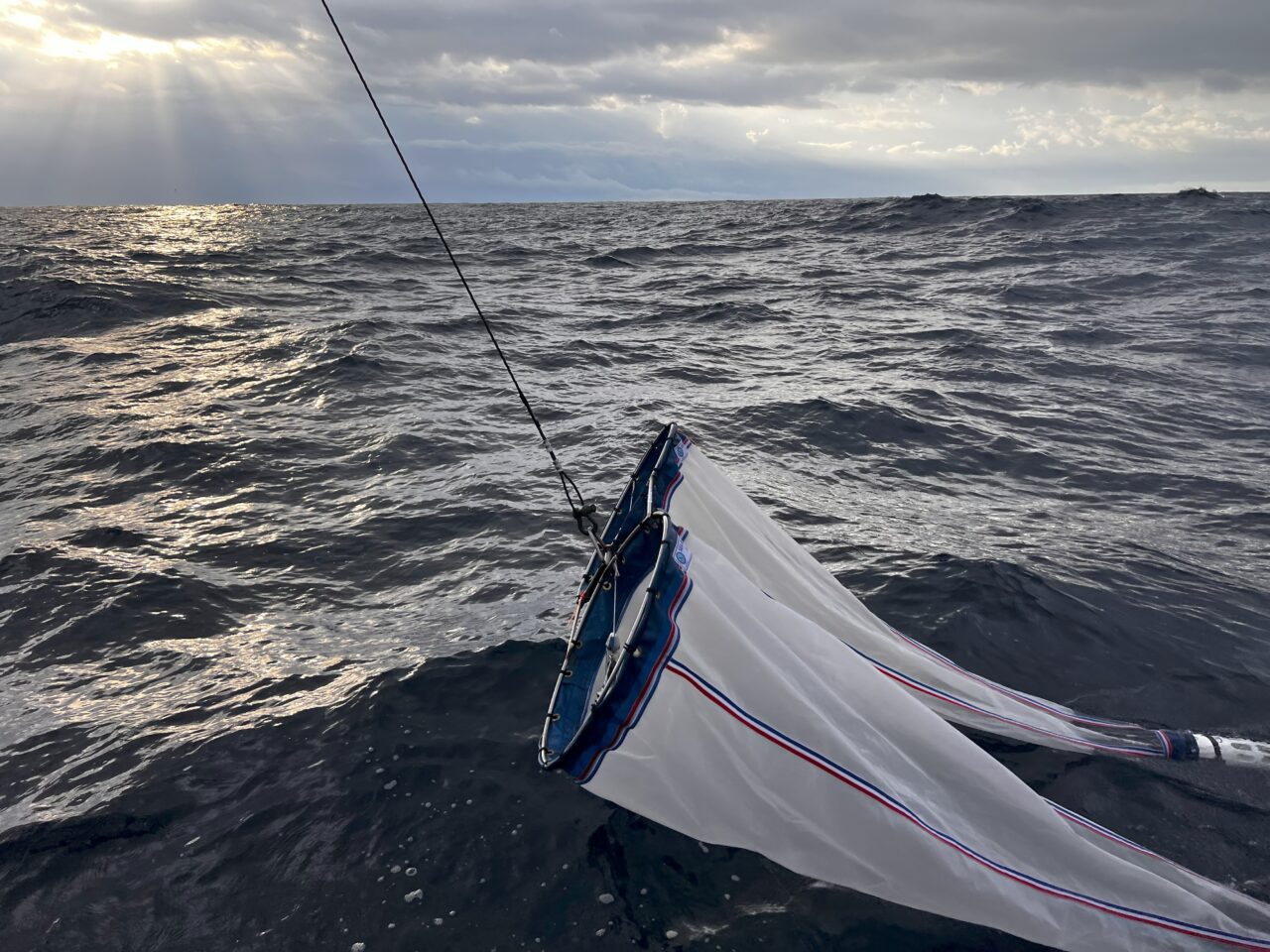 Bongo nets being retrieved after a plankton tow aboard the R/V Cape Hatteras as part of the TEAL-SHIPS expedition on February 12, 2025. Photo credit: Dr. Christian Briseño-Aveana, Assistant Professor, Biology and Marine Biology, UNCW