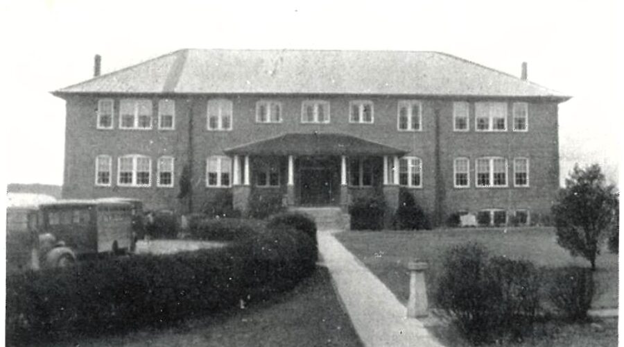 A photograph from 1940 of Craven County Farm Life High School in Vanceboro from "Mill Stream," the school's yearbook. Photo courtesy, N.C. Department of Natural and Cultural Resources