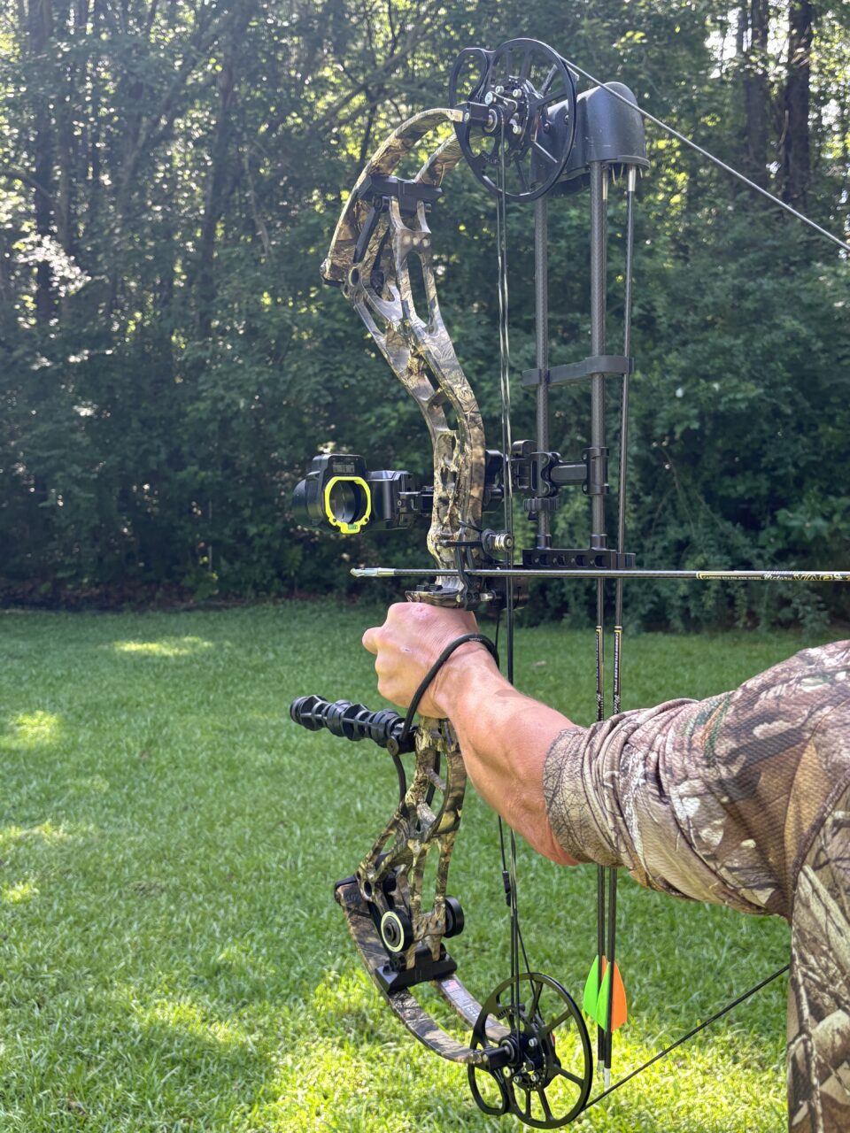 An archer takes aim. Photo: Trista Talton