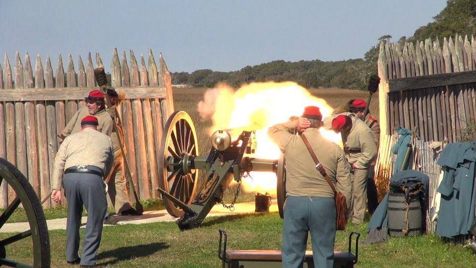Cannon demonstrations set for June 21 at Fort Fisher State Historic Site in Kure Beach. Photo: NC Department of Natural and Cultural Resources