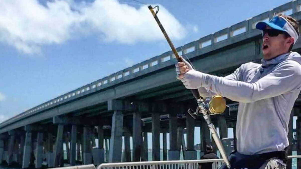Owen Mulvey probably wishes had paid more attention to that rod in advance. Photo courtesy of Owen Mulvey.
