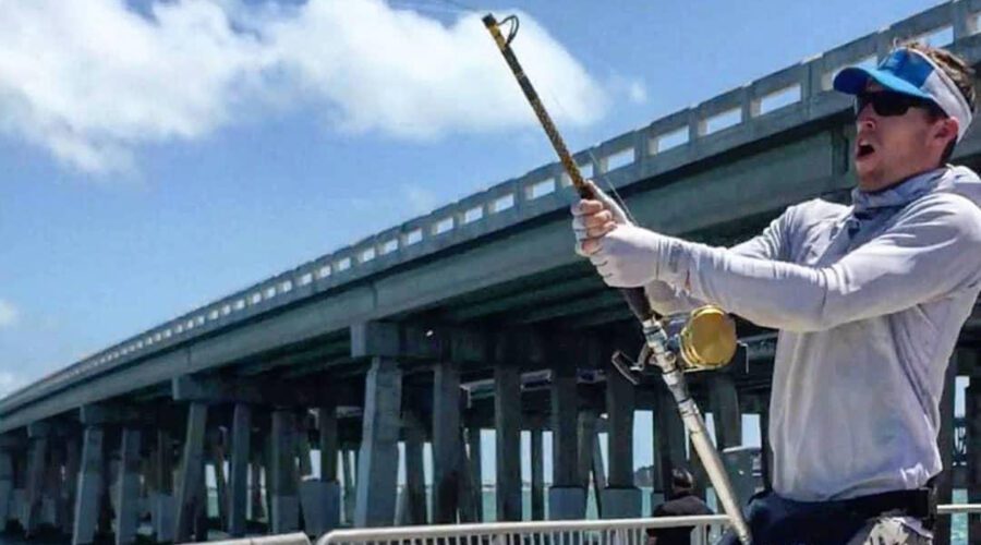 Owen Mulvey probably wishes had paid more attention to that rod in advance. Photo courtesy of Owen Mulvey.