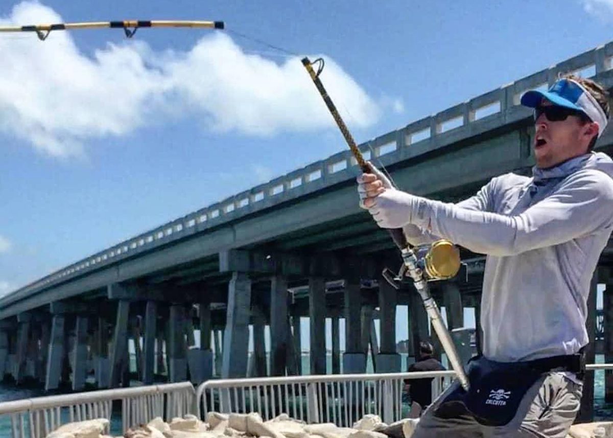 Owen Mulvey probably wishes had paid more attention to that rod in advance. Photo courtesy of Owen Mulvey.