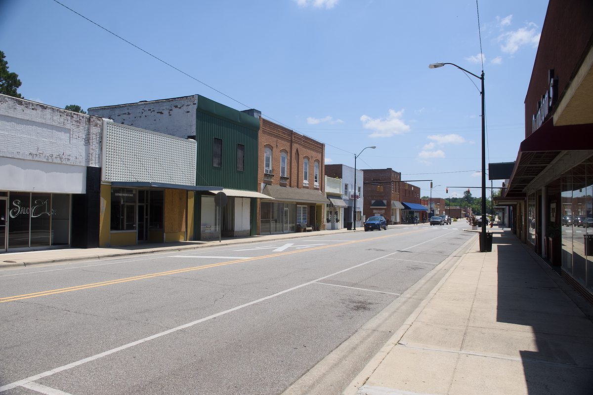 Downtown Ahoskie as it appears today. The entire downtown is considered a historic district. Photo: Kip Tabb