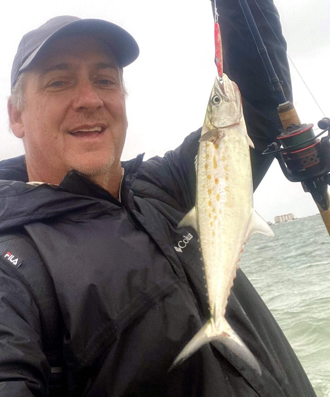 Here's hoping the Spanish you hook are bigger than this the next time you go. Photo: Gordon Churchill