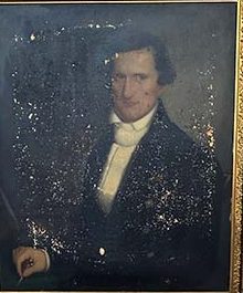 Oil portrait of Isaiah Respess, ca. 1830-40. Artist unknown. In the collections of the George H. and Laura E. Brown Library, Washington.
