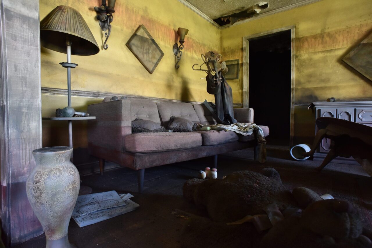 The Flooded House Museum is a star re-creation of what residents came back to after the flood waters receded. Photo: Frank Tursi