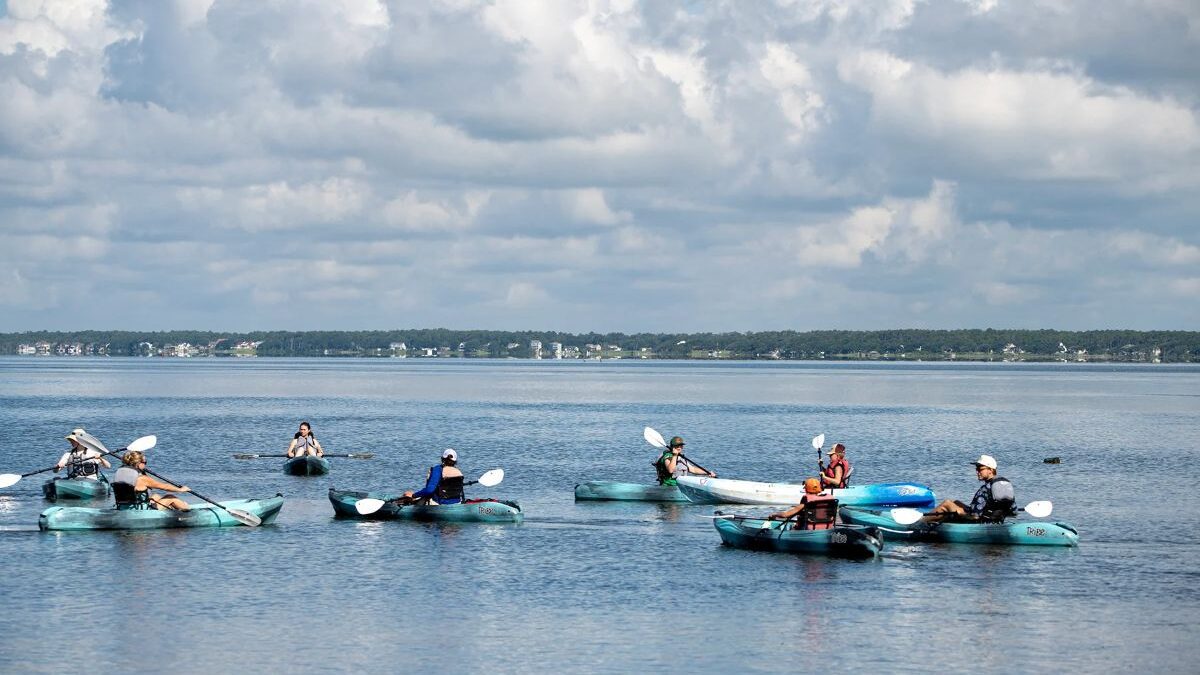 N.C. Aquarium at Pine Knoll Shores offers a range of programs throughout the summer, including kayaking. Photo: N.C. Aquariums