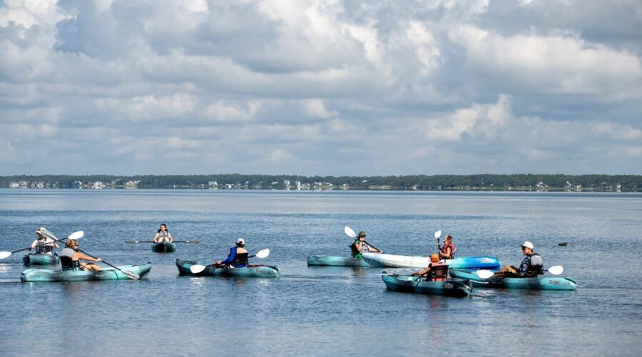 N.C. Aquarium at Pine Knoll Shores offers a range of programs throughout the summer, including kayaking. Photo: N.C. Aquariums
