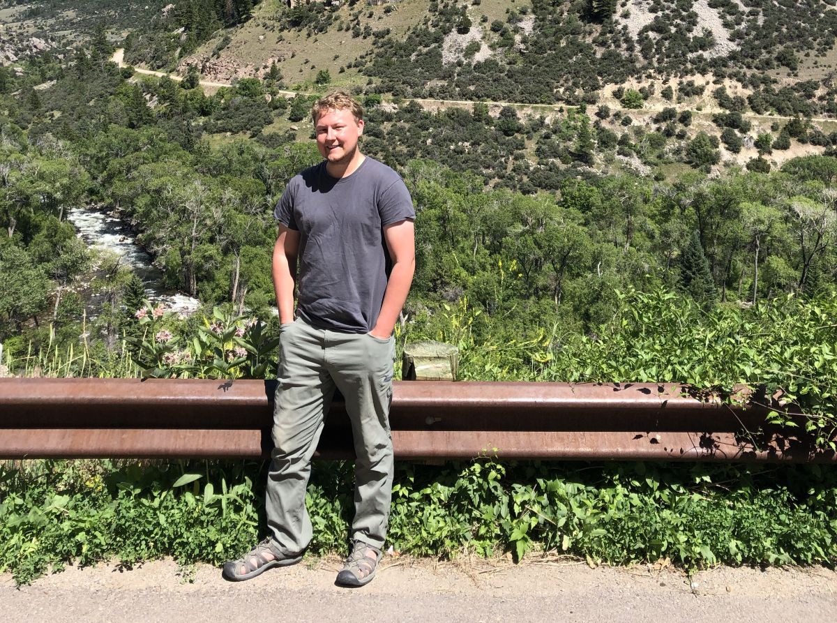 Sean Moran, shown here in the field, is the N.C. Museum of Natural Sciences paleontology and geology collections manager. Photo: N.C. Museum of Natural Sciences