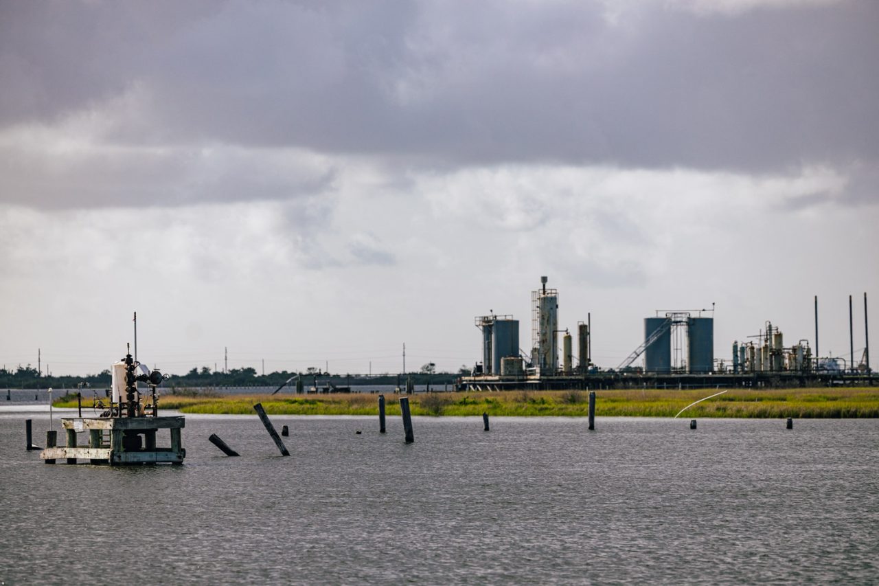 More vestiges of Big Oil on the bayou. Photo: Baxter Miller