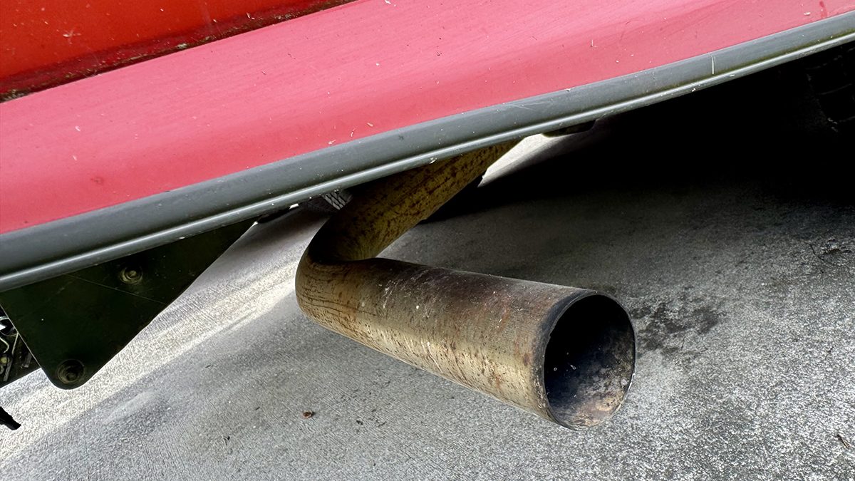 A gas vehicle tailpipe. File photo