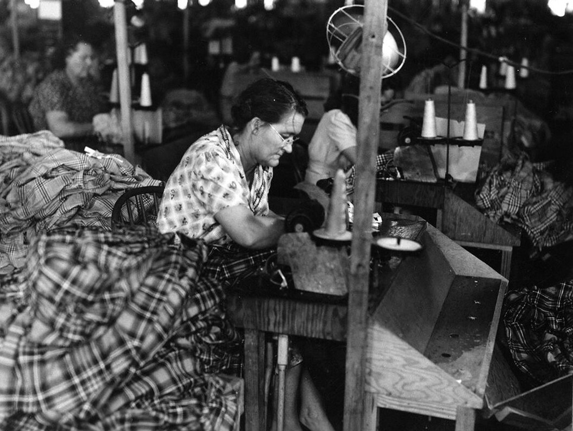 Morehead City Garment Co., Morehead City,1942. Photo courtesy, State Archives of North Carolina