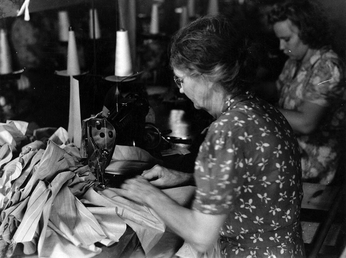 Morehead City Garment Co., Morehead City,1942. Photo courtesy, State Archives of North Carolina