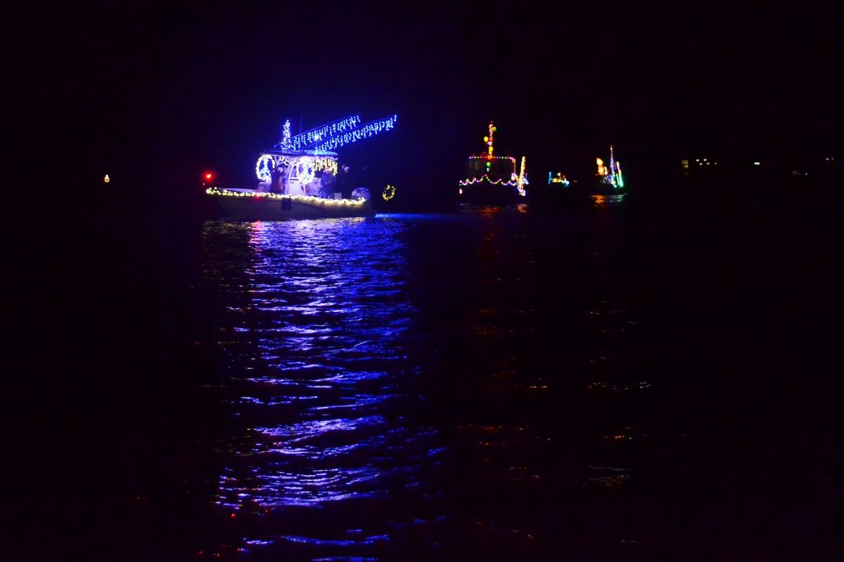 The Friends of the Maritime Museum annual Holiday Flotilla, a past event shown here, starts in Morehead City and ends in Beaufort. Photo: N.C. Department of Natural and Cultural Resources. 