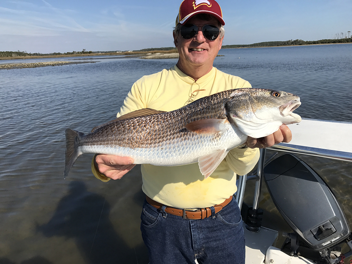 Rick Harper of Rock Hill, South Carolina, shows us the results. Photo: Gordon Churchill