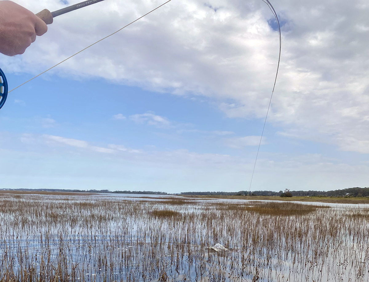 To catch a fish in this situation is a prime test. Photo: Gordon Churchill