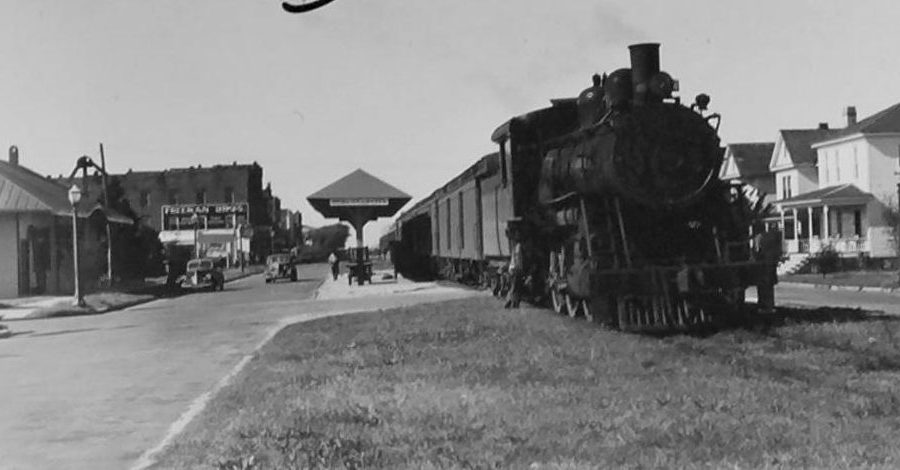 One of the Atlantic & North Carolina Railroad’s trains at the depot in Morehead City, N.C., 1942. Courtesy, State Archives of North Carolina