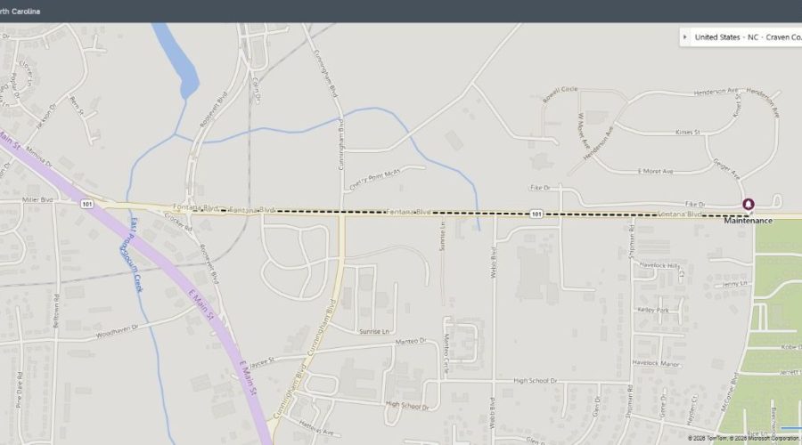 Both directions of N.C. 101 between Roosevelt Boulevard and Cunningham Boulevard will close for milling and resurfacing work Tuesday through Thursday of this week. Map:DriveNC.gov