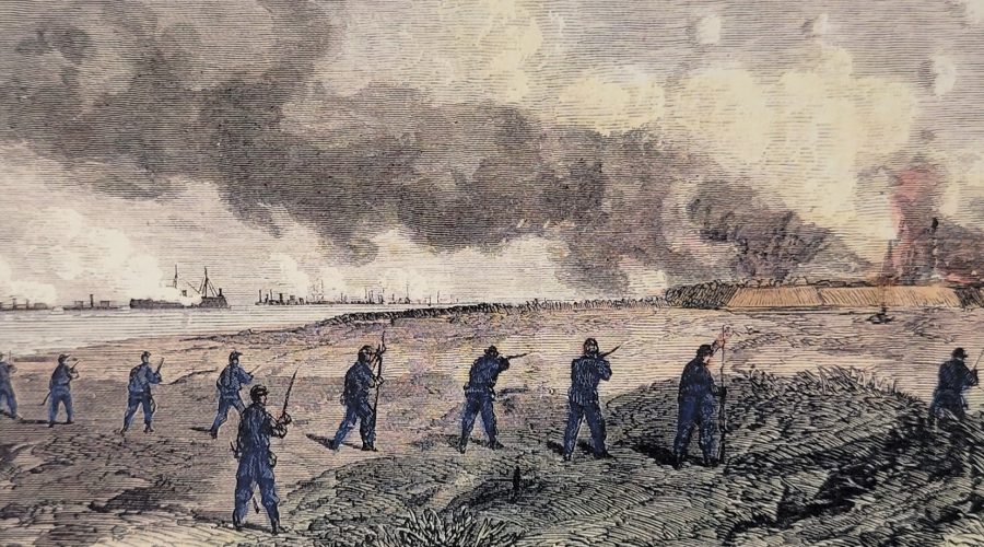 Fort Fisher State Historic Site will commemorate the 161st anniversary of its capture Jan. 17. Photo courtesy, N.C. Department of Natural and Cultural Resources